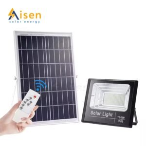 100W solar flood light