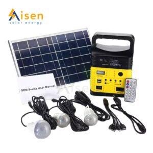 12W 7Ah Solar lighting system