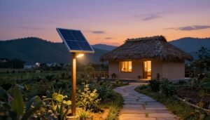 Mini solar lighting system