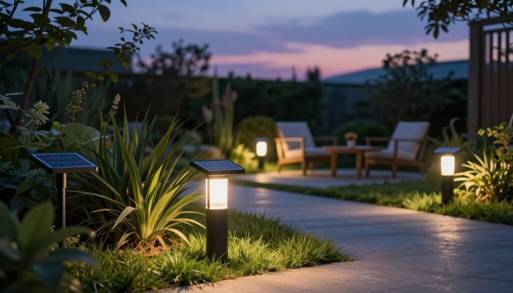 Mini solar lighting system