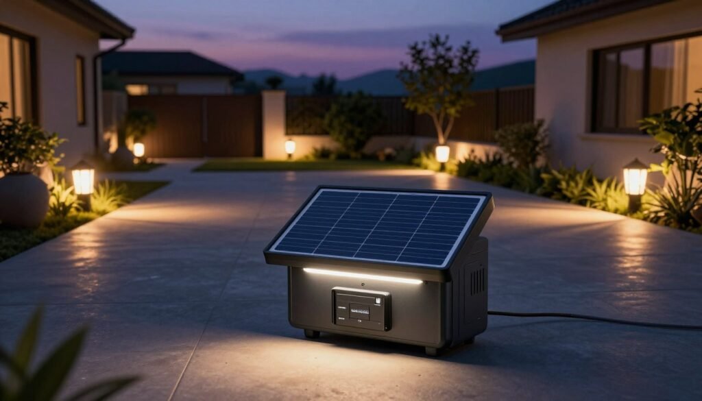 Mini solar lighting system
