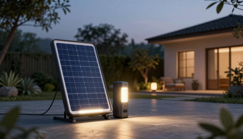 Mini solar lighting system