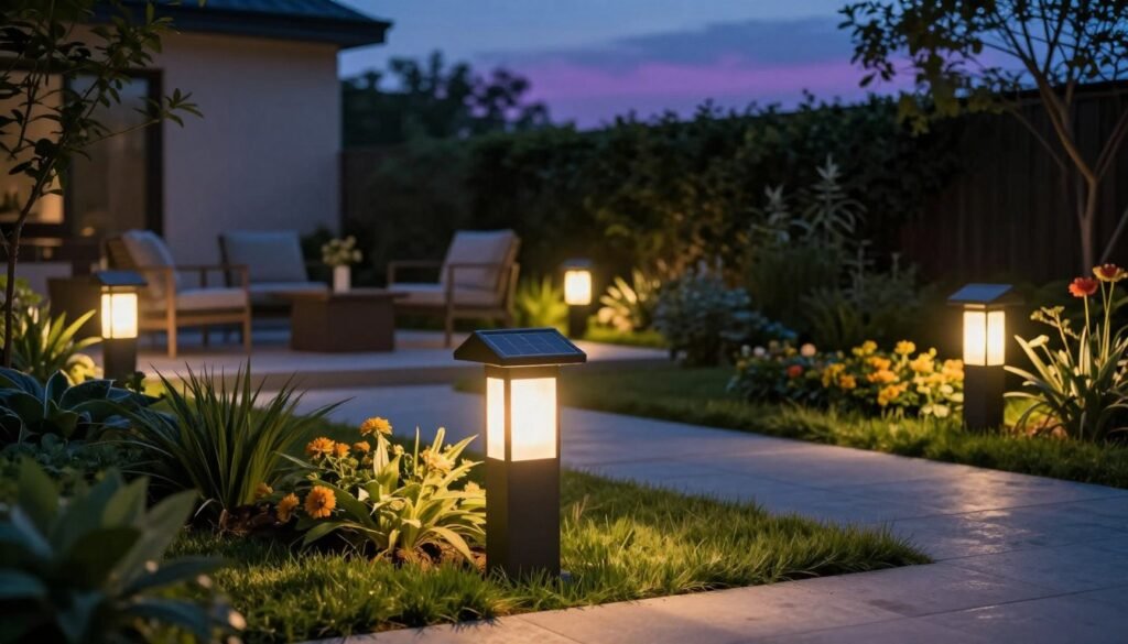 Solar garden light