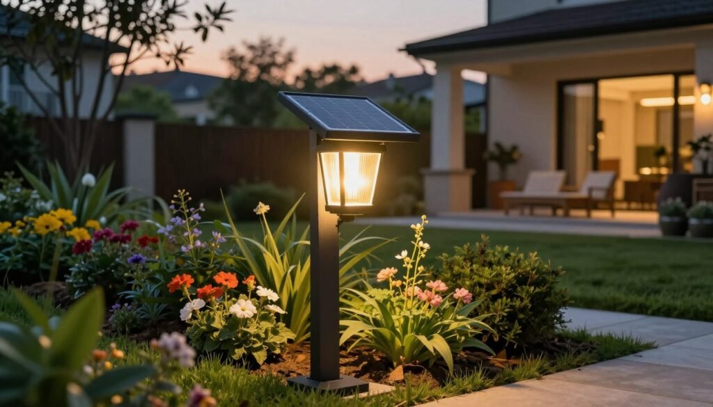 Solar garden light