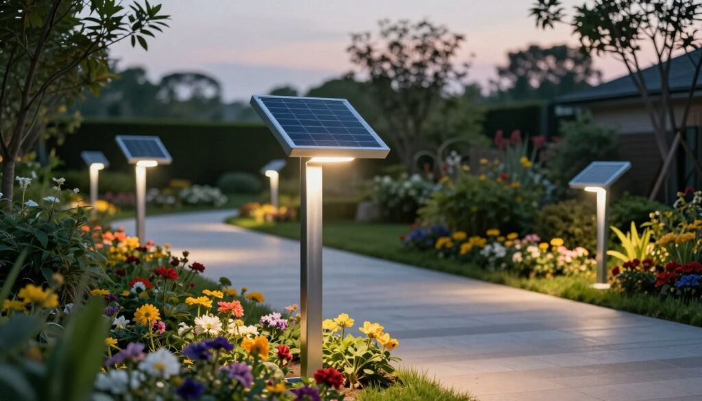 Solar garden light