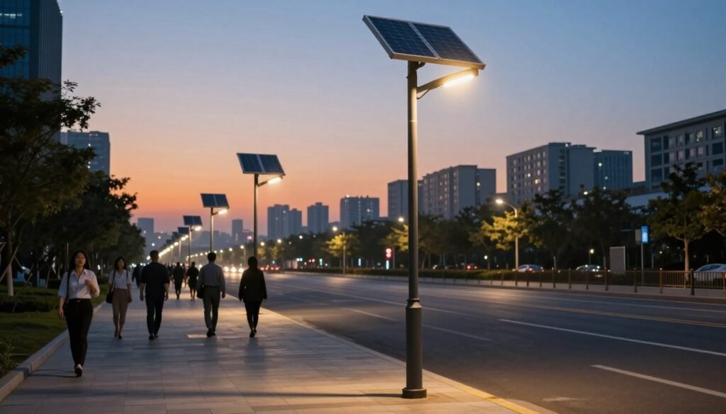 Solar street light