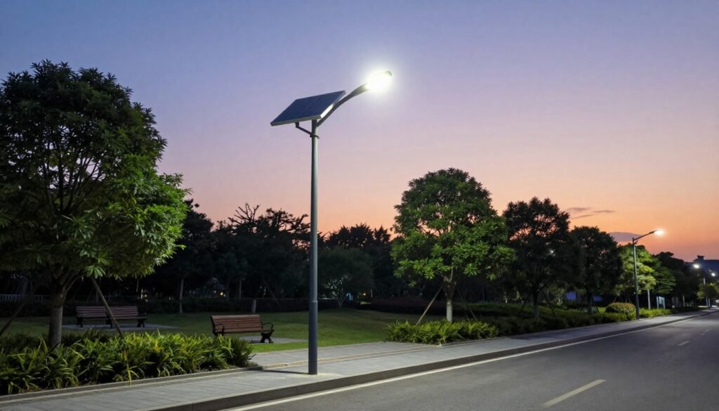 Solar street light