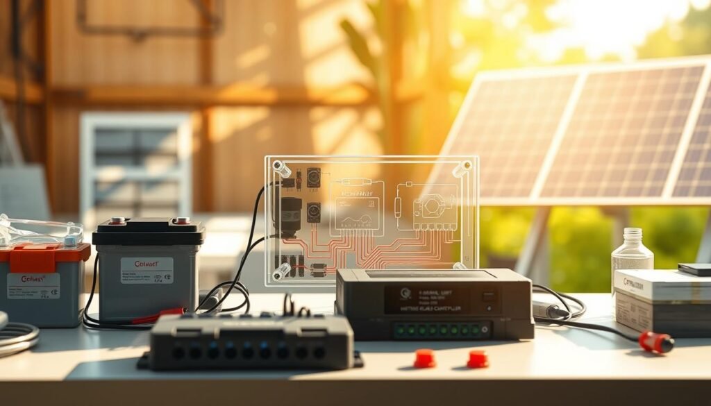 battery management system for solar lights