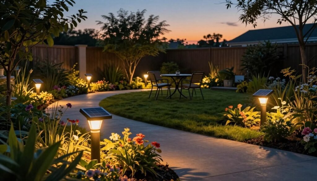 benefits solar garden light