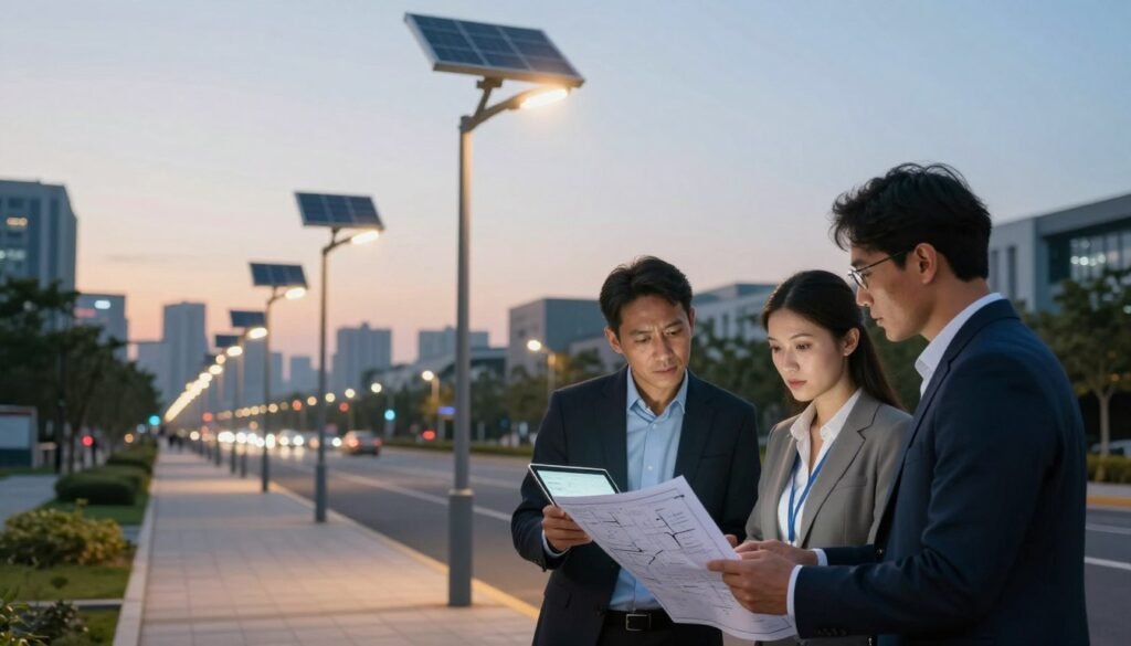 site assessment solar lighting