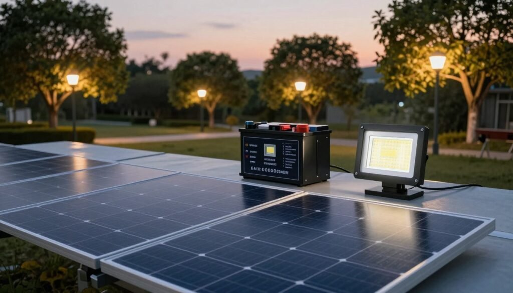 solar PV sizing for lighting