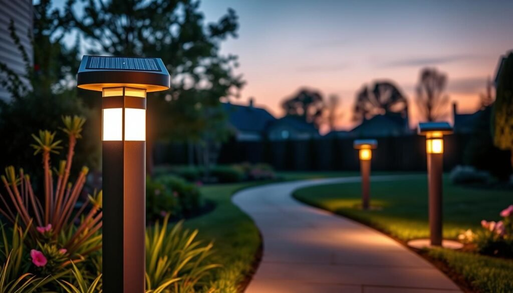 solar bollard lights for residential pathways