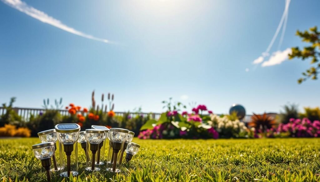 solar light positioning in direct sunlight exposure